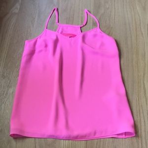 Lily Pulitzer neon pink racer back tank